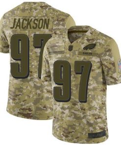 Nike Philadelphia Eagles #97 Malik Jackson Camo Stitched NFL Limited 2018 Salute To Service Jersey