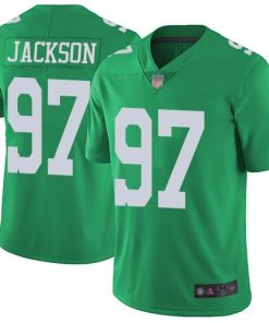 Nike Philadelphia Eagles #97 Malik Jackson Green Stitched NFL Limited Rush Jersey