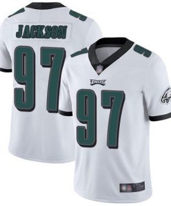 Nike Philadelphia Eagles #97 Malik Jackson White Stitched NFL Vapor Untouchable Limited Jersey