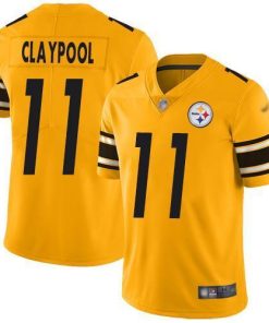 Nike Pittsburgh Steelers #11 Chase Claypool Gold Stitched NFL Limited Inverted Legend Jersey