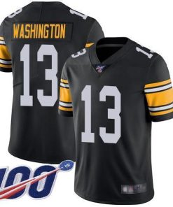 Nike Pittsburgh Steelers #13 James Washington Black Alternate Stitched NFL 100th Season Vapor Limited Jersey