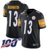 Nike Pittsburgh Steelers #13 James Washington Black Team Color Stitched NFL 100th Season Vapor Limited Jersey