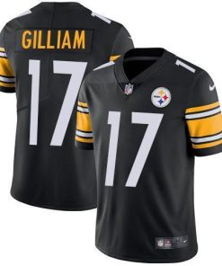 Nike Pittsburgh Steelers #17 Joe Gilliam Black Team Color Stitched NFL Vapor Untouchable Limited Jersey