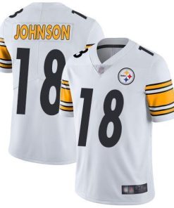 Nike Pittsburgh Steelers #18 Diontae Johnson White Stitched NFL Vapor Untouchable Limited Jersey