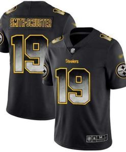 Nike Pittsburgh Steelers #19 JuJu Smith-Schuster Black Stitched NFL Vapor Untouchable Limited Smoke Fashion Jersey