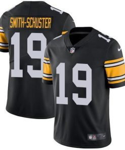 Nike Pittsburgh Steelers #19 JuJu Smith-Schuster Black Alternate Stitched NFL Vapor Untouchable Limited Jersey