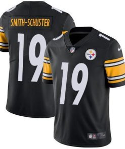 Nike Pittsburgh Steelers #19 JuJu Smith-Schuster Black Team Color Stitched NFL Vapor Untouchable Limited Jersey