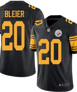 Nike Pittsburgh Steelers #20 Rocky Bleier Black Stitched NFL Limited Rush Jersey
