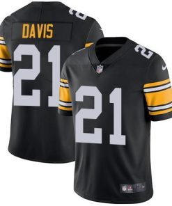 Nike Pittsburgh Steelers #21 Sean Davis Black Alternate Stitched NFL Vapor Untouchable Limited Jersey