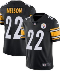 Nike Pittsburgh Steelers #22 Steven Nelson Black Team Color Stitched NFL Vapor Untouchable Limited Jersey