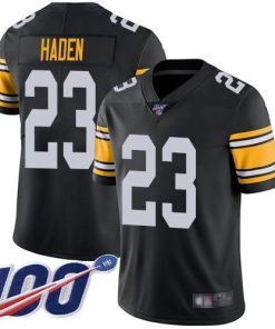 Nike Pittsburgh Steelers #23 Joe Haden Black Alternate Stitched NFL 100th Season Vapor Limited Jersey