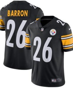 Nike Pittsburgh Steelers #26 Mark Barron Black Team Color Stitched NFL Vapor Untouchable Limited Jersey