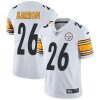 Nike Pittsburgh Steelers #26 Mark Barron White Stitched NFL Vapor Untouchable Limited Jersey