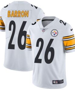 Nike Pittsburgh Steelers #26 Mark Barron White Stitched NFL Vapor Untouchable Limited Jersey