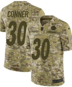 Nike Pittsburgh Steelers #30 James Conner Camo Stitched NFL Limited 2018 Salute To Service Jersey