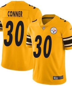 Nike Pittsburgh Steelers #30 James Conner Gold Stitched NFL Limited Inverted Legend Jersey