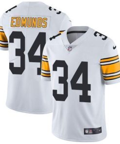 Nike Pittsburgh Steelers #34 Terrell Edmunds White Stitched NFL Vapor Untouchable Limited Jersey