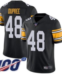 Nike Pittsburgh Steelers #48 Bud Dupree Black Alternate Stitched NFL 100th Season Vapor Limited Jersey