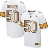 Nike Pittsburgh Steelers #50 Ryan Shazier White Stitched NFL Elite Gold Jersey
