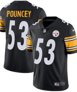 Nike Pittsburgh Steelers #53 Maurkice Pouncey Black Team Color Stitched NFL Vapor Untouchable Limited Jersey