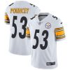 Nike Pittsburgh Steelers #53 Maurkice Pouncey White Stitched NFL Vapor Untouchable Limited Jersey
