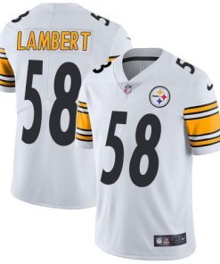 Nike Pittsburgh Steelers #58 Jack Lambert White Stitched NFL Vapor Untouchable Limited Jersey