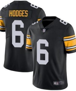Nike Pittsburgh Steelers #6 Devlin Hodges Black Alternate Stitched NFL Vapor Untouchable Limited Jersey