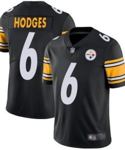 Nike Pittsburgh Steelers #6 Devlin Hodges Black Team Color Stitched NFL Vapor Untouchable Limited Jersey