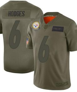 Nike Pittsburgh Steelers #6 Devlin Hodges Camo Stitched NFL Limited 2019 Salute To Service Jersey