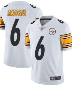 Nike Pittsburgh Steelers #6 Devlin Hodges White Stitched NFL Vapor Untouchable Limited Jersey