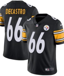 Nike Pittsburgh Steelers #66 David DeCastro Black Team Color Stitched NFL Vapor Untouchable Limited Jersey