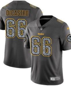 Nike Pittsburgh Steelers #66 David DeCastro Gray Static Stitched NFL Vapor Untouchable Limited Jersey