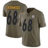 Nike Pittsburgh Steelers #68 L.C. Greenwood Olive Stitched NFL Limited 2017 Salute to Service Jersey