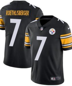 Nike Pittsburgh Steelers #7 Ben Roethlisberger Black Team Color Stitched NFL Vapor Untouchable Limited Jersey