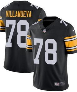 Nike Pittsburgh Steelers #78 Alejandro Villanueva Black Alternate Stitched NFL Vapor Untouchable Limited Jersey
