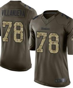 Nike Pittsburgh Steelers #78 Alejandro Villanueva Green Stitched NFL Limited 2015 Salute to Service Jersey