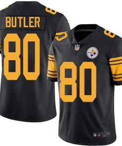 Nike Pittsburgh Steelers #80 Jack Butler Black Stitched NFL Limited Rush Jersey