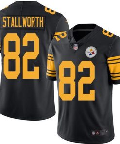 Nike Pittsburgh Steelers #82 John Stallworth Black Stitched NFL Limited Rush Jersey