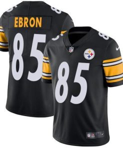 Nike Pittsburgh Steelers #85 Eric Ebron Black Team Color Stitched NFL Vapor Untouchable Limited Jersey
