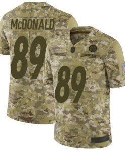Nike Pittsburgh Steelers #89 Vance McDonald Camo Stitched NFL Limited 2018 Salute To Service Jersey