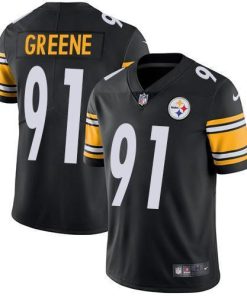 Nike Pittsburgh Steelers #91 Kevin Greene Black Team Color Stitched NFL Vapor Untouchable Limited Jersey