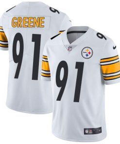 Nike Pittsburgh Steelers #91 Kevin Greene White Stitched NFL Vapor Untouchable Limited Jersey