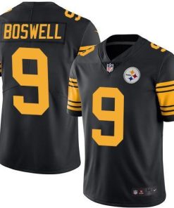 Nike Pittsburgh Steelers #9 Chris Boswell Black Stitched NFL Limited Rush Jersey