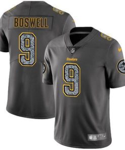 Nike Pittsburgh Steelers #9 Chris Boswell Gray Static Stitched NFL Vapor Untouchable Limited Jersey