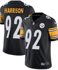 Nike Pittsburgh Steelers #92 James Harrison Black Team Color Stitched NFL Vapor Untouchable Limited Jersey