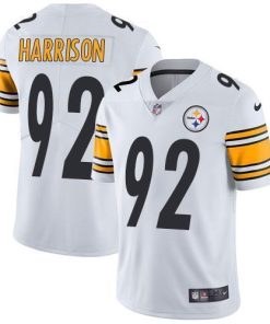 Nike Pittsburgh Steelers #92 James Harrison White Stitched NFL Vapor Untouchable Limited Jersey