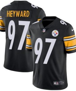 Nike Pittsburgh Steelers #97 Cameron Heyward Black Team Color Stitched NFL Vapor Untouchable Limited Jersey