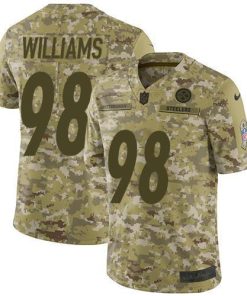 Nike Pittsburgh Steelers #98 Vince Williams Camo Stitched NFL Limited 2018 Salute To Service Jersey