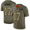 Nike Raiders #17 Davante Adams Nike 2019 Olive Camo Salute To Service Limited NFL Jersey