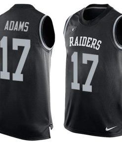 Nike Raiders #17 Davante Adams Black Team Color Stitched NFL Limited Tank Top Jersey